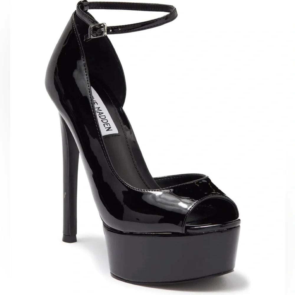 ❤️❤️
STEVE MADDEN Affair Platform Sandal, Main, color, BLACK PATENT❤️❤️